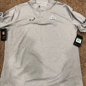 Philadelphia Eagles Super Bowl 52 Media Shirt L